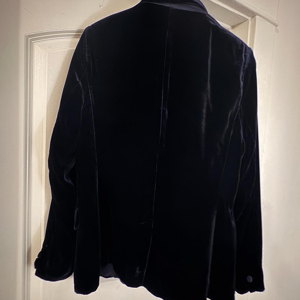 Joie Velvet and Satin Women's Blazer Pant set - Picture 13 of 13
